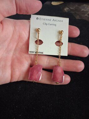 Vintage Etienne Aigner dangle earrings